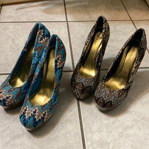 $10 each or 2/$15 beautiful heels nwot